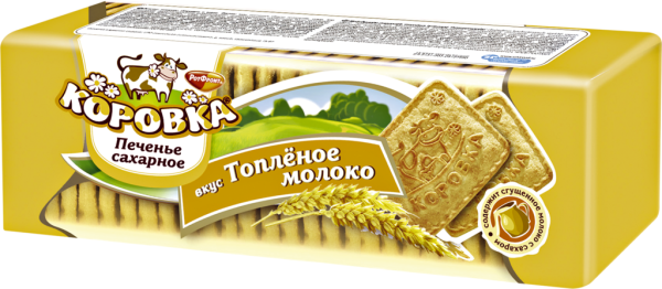 Печенье РОТ ФРОНТ Коровка вкус топленое молоко